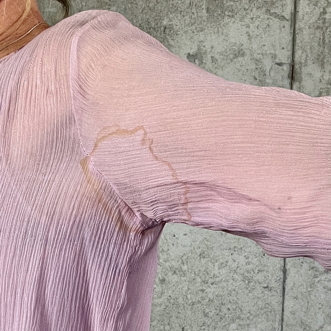 Rare Vintage Late 1920s Lavender Silk Georgette Lace Dress 3 Piece Set with Velvet Evening Coat