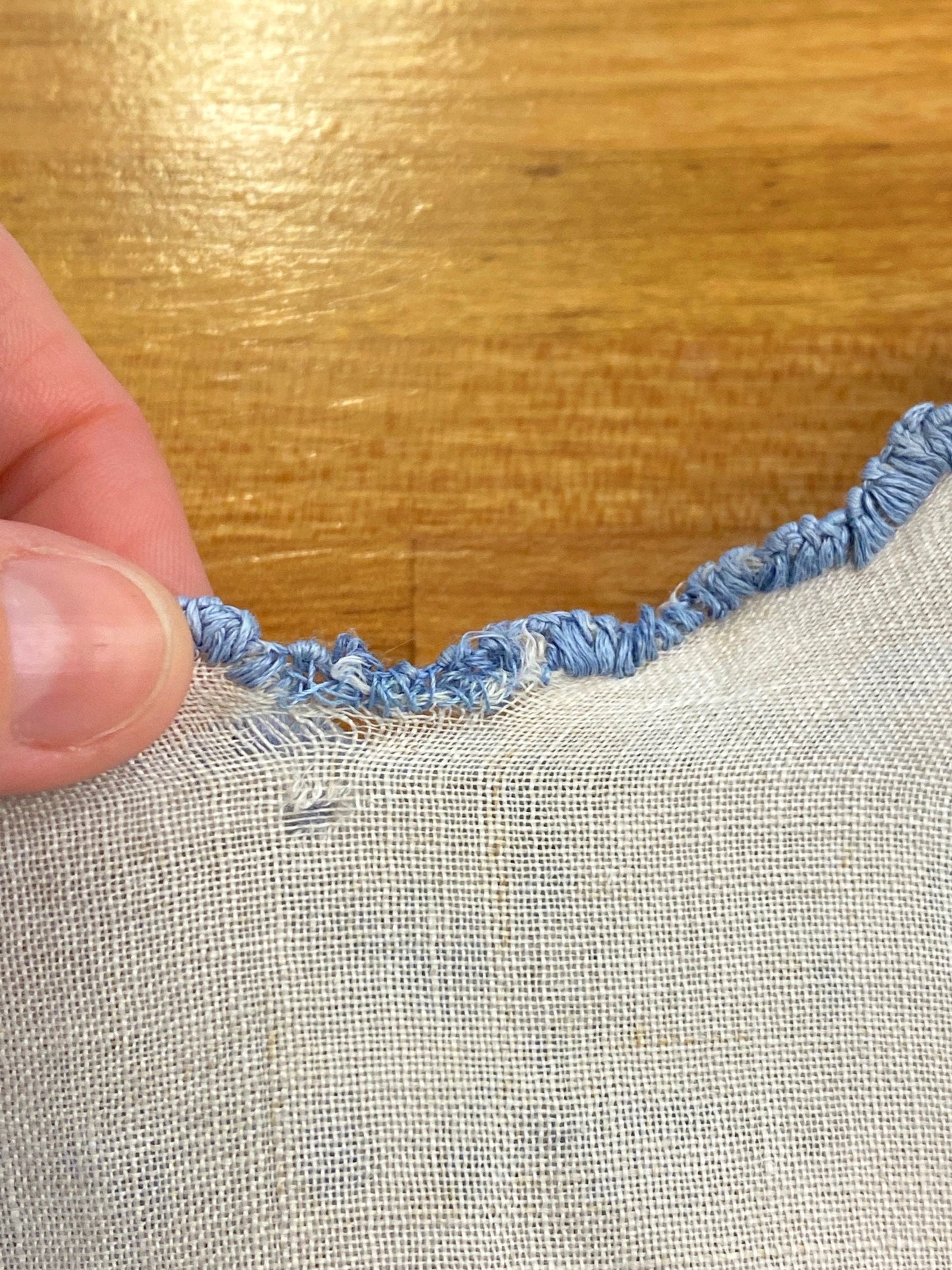 Late 1910s–Early 1920s Embroidered Blouse with Shoulder Button Snaps, XS